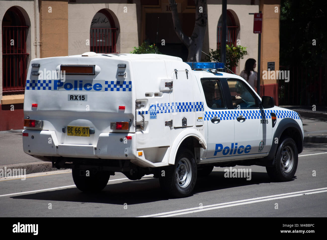 Australian auto della polizia. Foto Stock