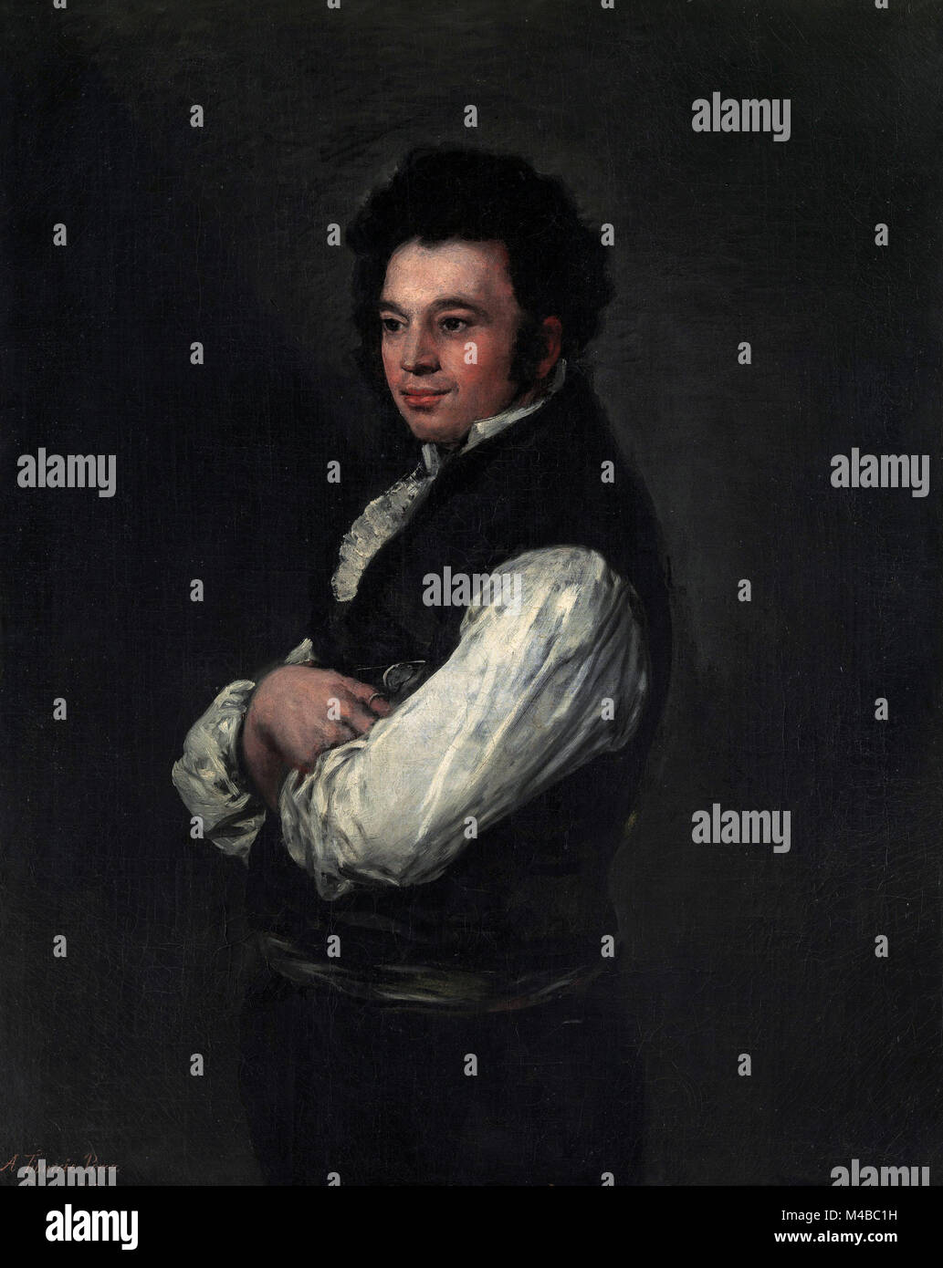 Francisco de Goya - Tiburcio Pérez y Cuervo, l'architetto Foto Stock