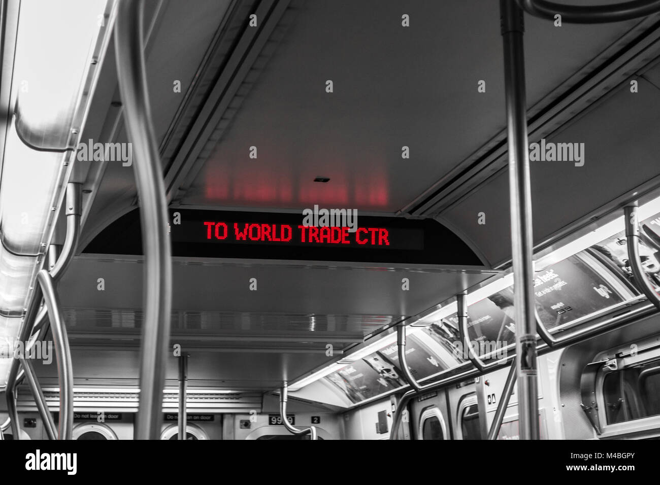 Il World Trade Center stop Foto Stock