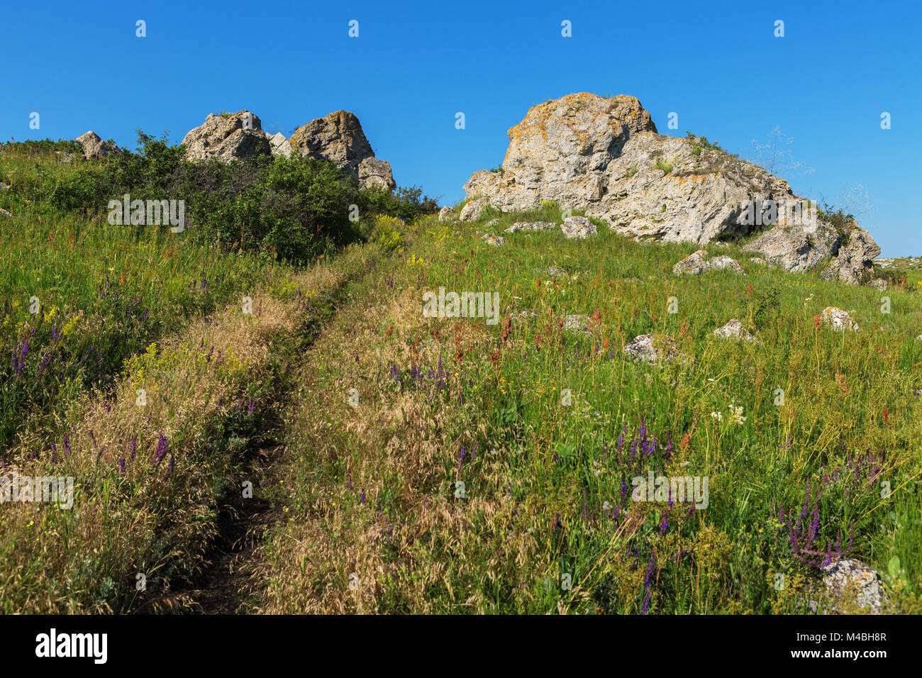 Regionale Karalar landscape park in Crimea. Foto Stock