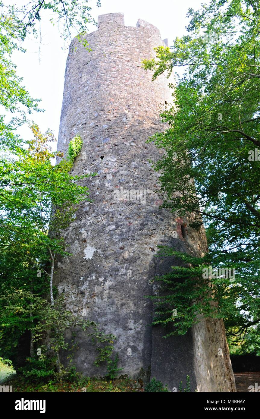 Il castello di Torre Zähringen Gundelfingen-Freiburg Germania Foto Stock