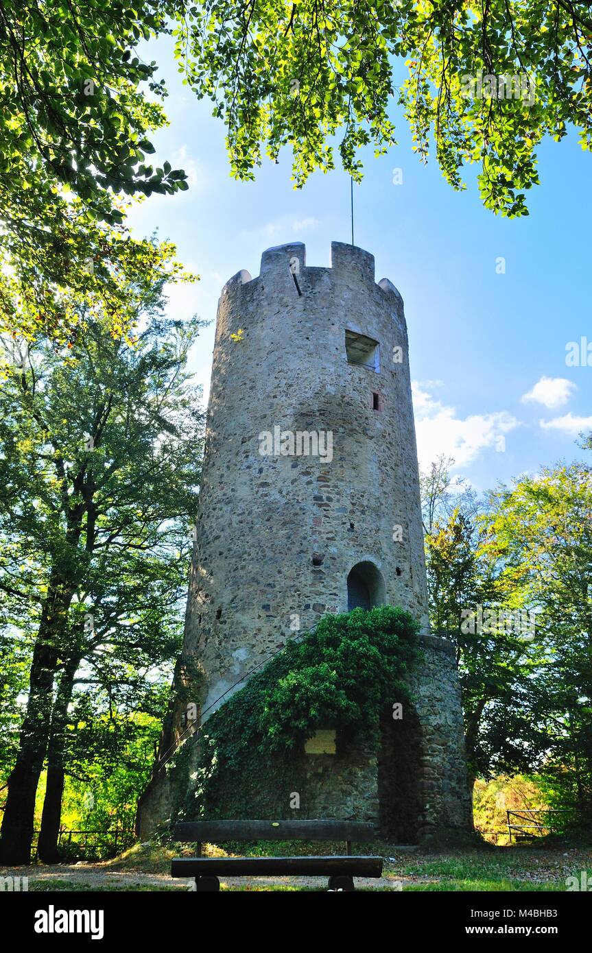 Il castello di rovine Zähringen Gundelfingen vicino a Freiburg Germania Foto Stock