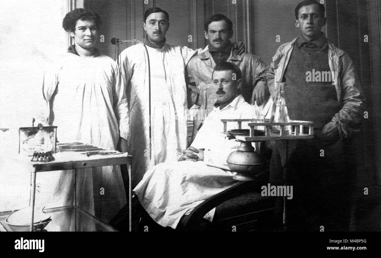 Medicina,la salute,studio dentistico,ca. 1930s,posizione esatta sconosciuto,Germania Foto Stock