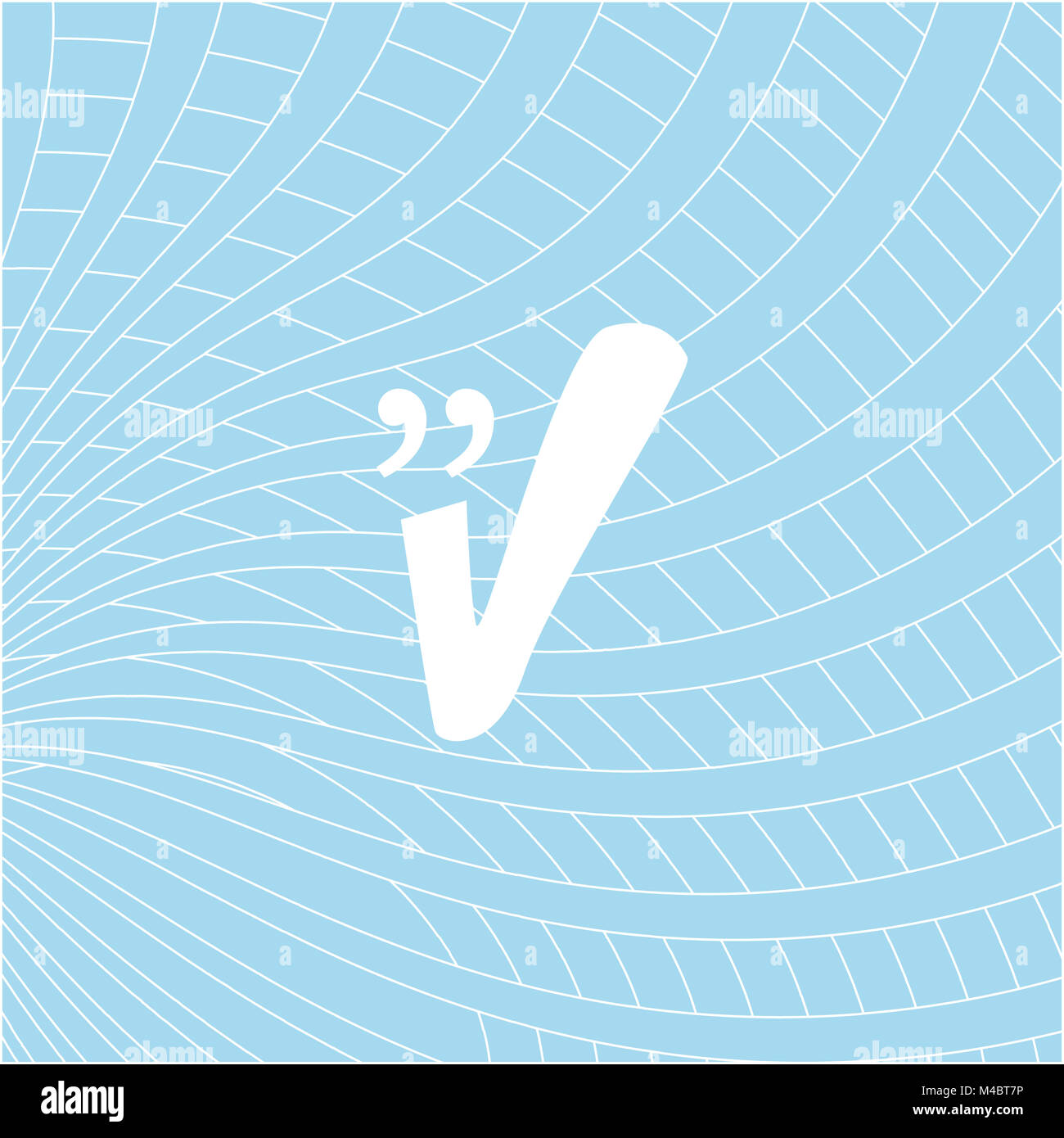 Virgolette discorso bolla. preventivo icona segno Foto Stock