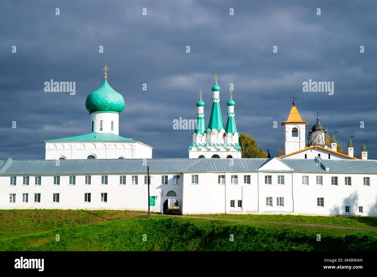 Alexander Svirsky monastero nella regione di Leningrado della Russia Foto Stock