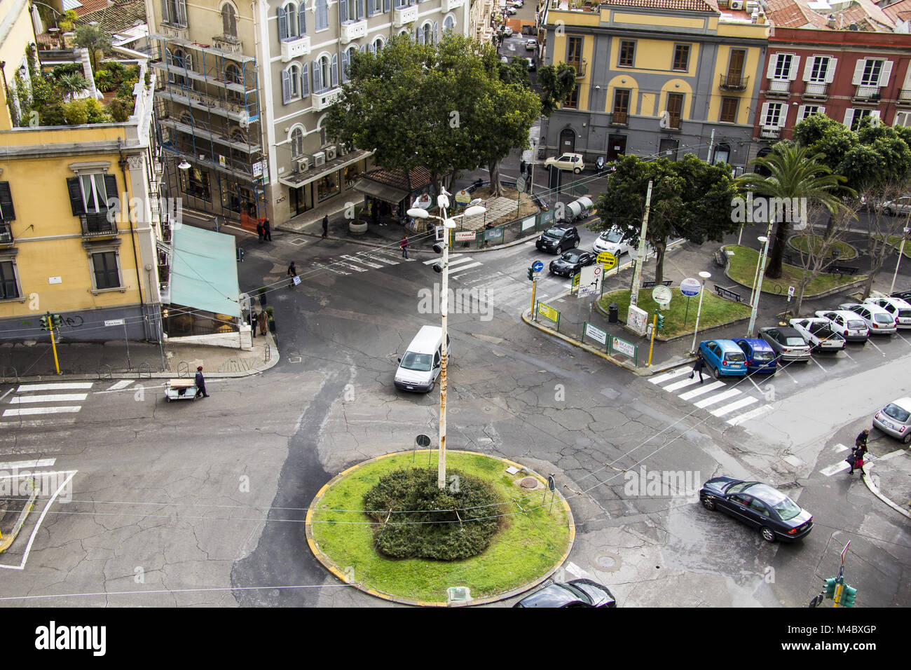 Cagliari: vista sulla città Foto Stock