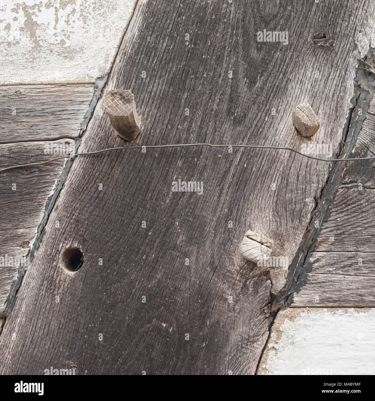 Dettaglio costruttivo in un edificio storico Foto Stock