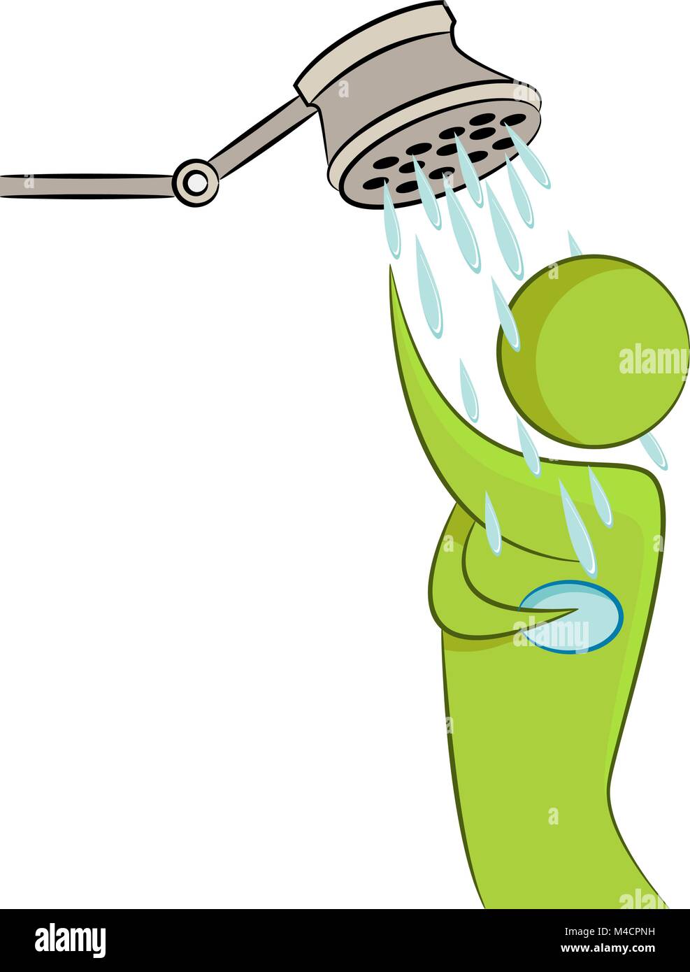 Fare la doccia Immagini Vettoriali Stock - Alamy