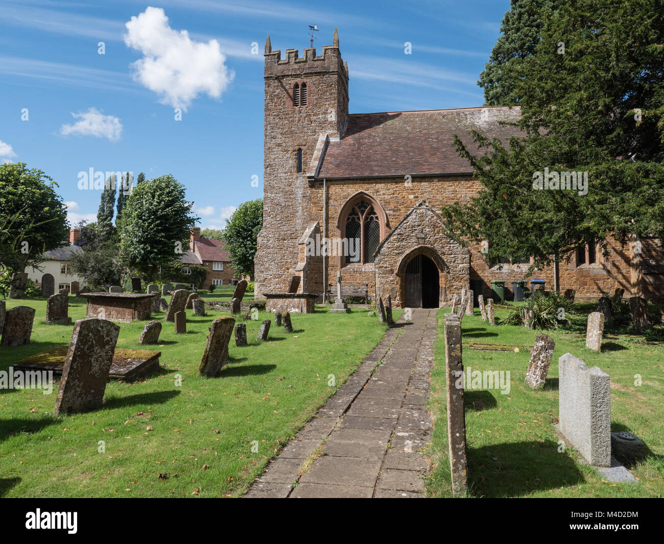 La chiesa di St Mary Priors Hardwick Warwickshire England Regno Unito Foto Stock