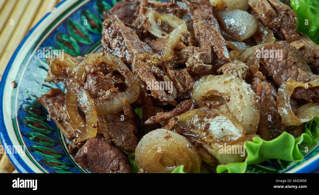 Empal gepuk Foto Stock