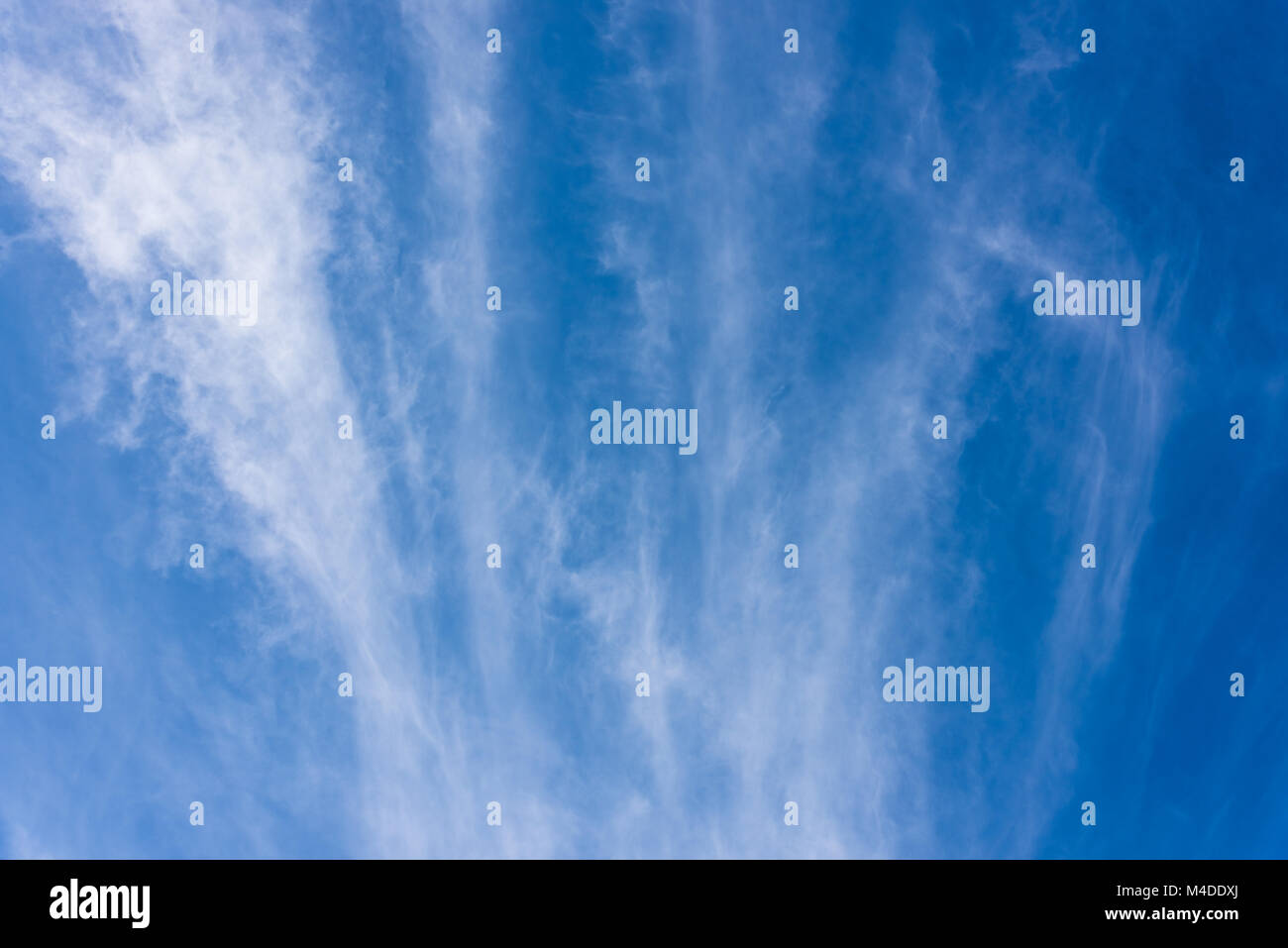 Le nuvole e il cielo Foto Stock