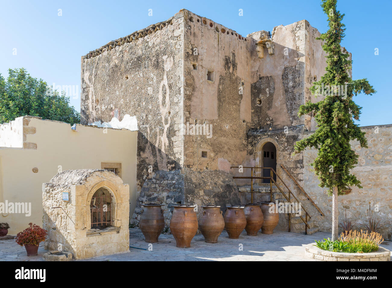 Monastero Odigidria in centrale sud di Creta Foto Stock