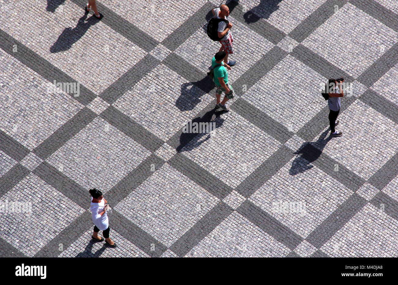 La vita quotidiana in un giorno perfetto Foto Stock