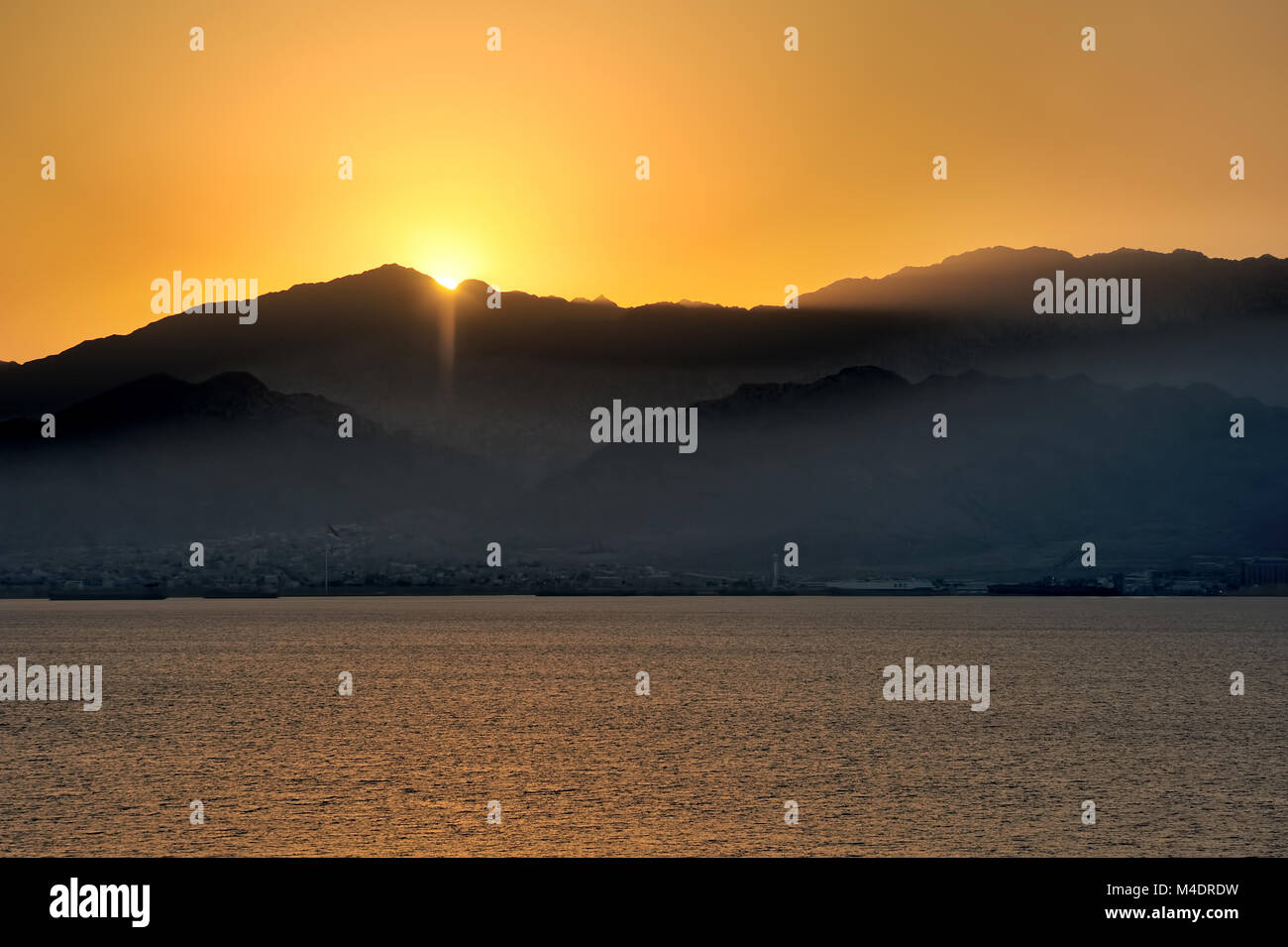 Mar Rosso, golfo di Eilat Foto Stock