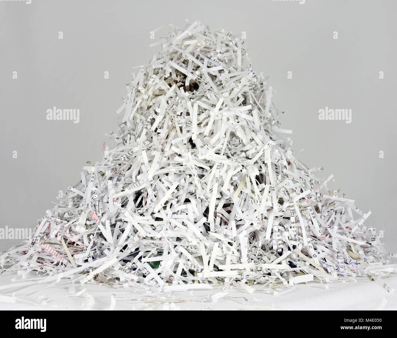 Strisce di shredded paper Foto Stock