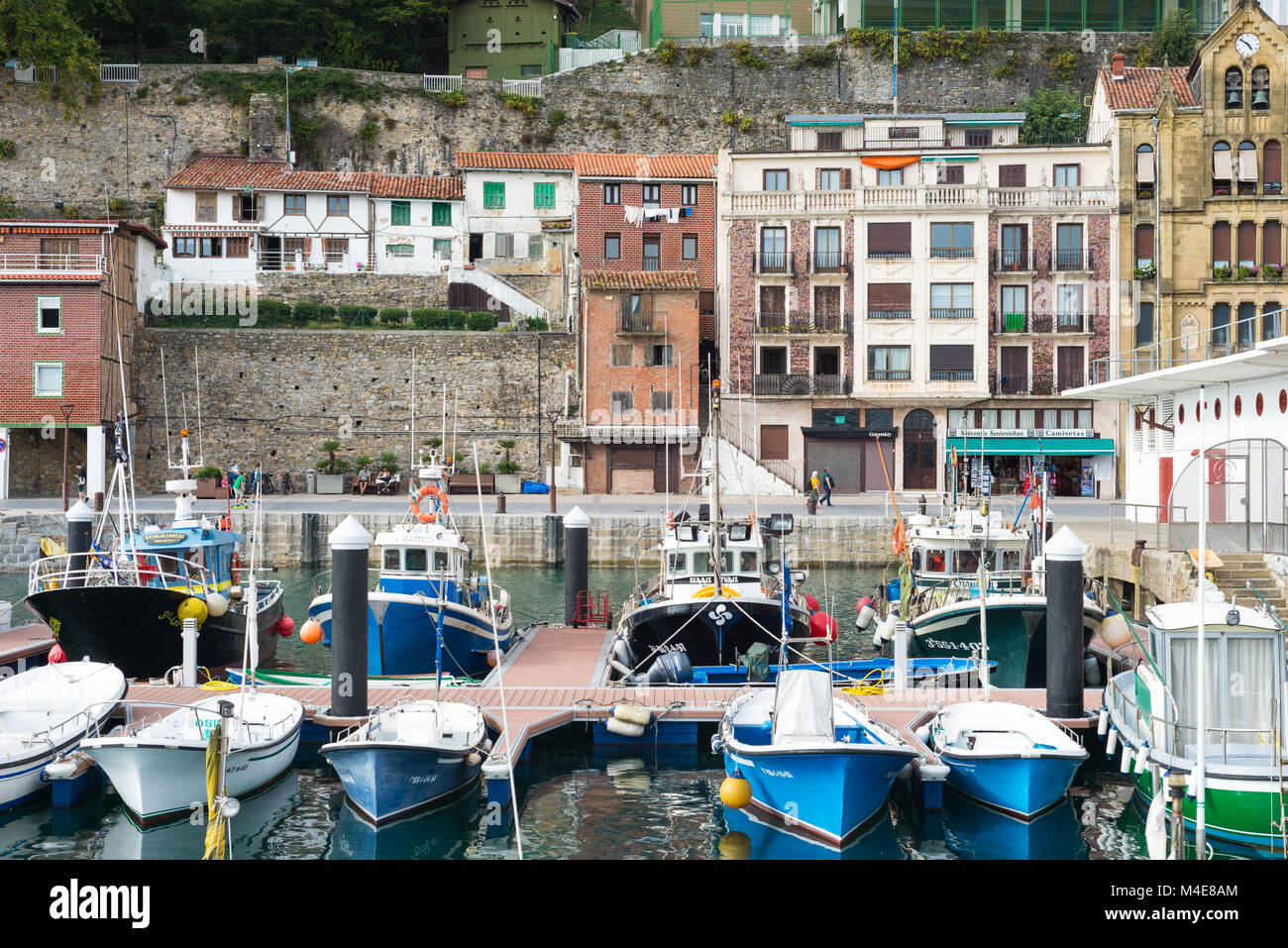 Il porto vecchio di Donostia San Sebastian Foto Stock