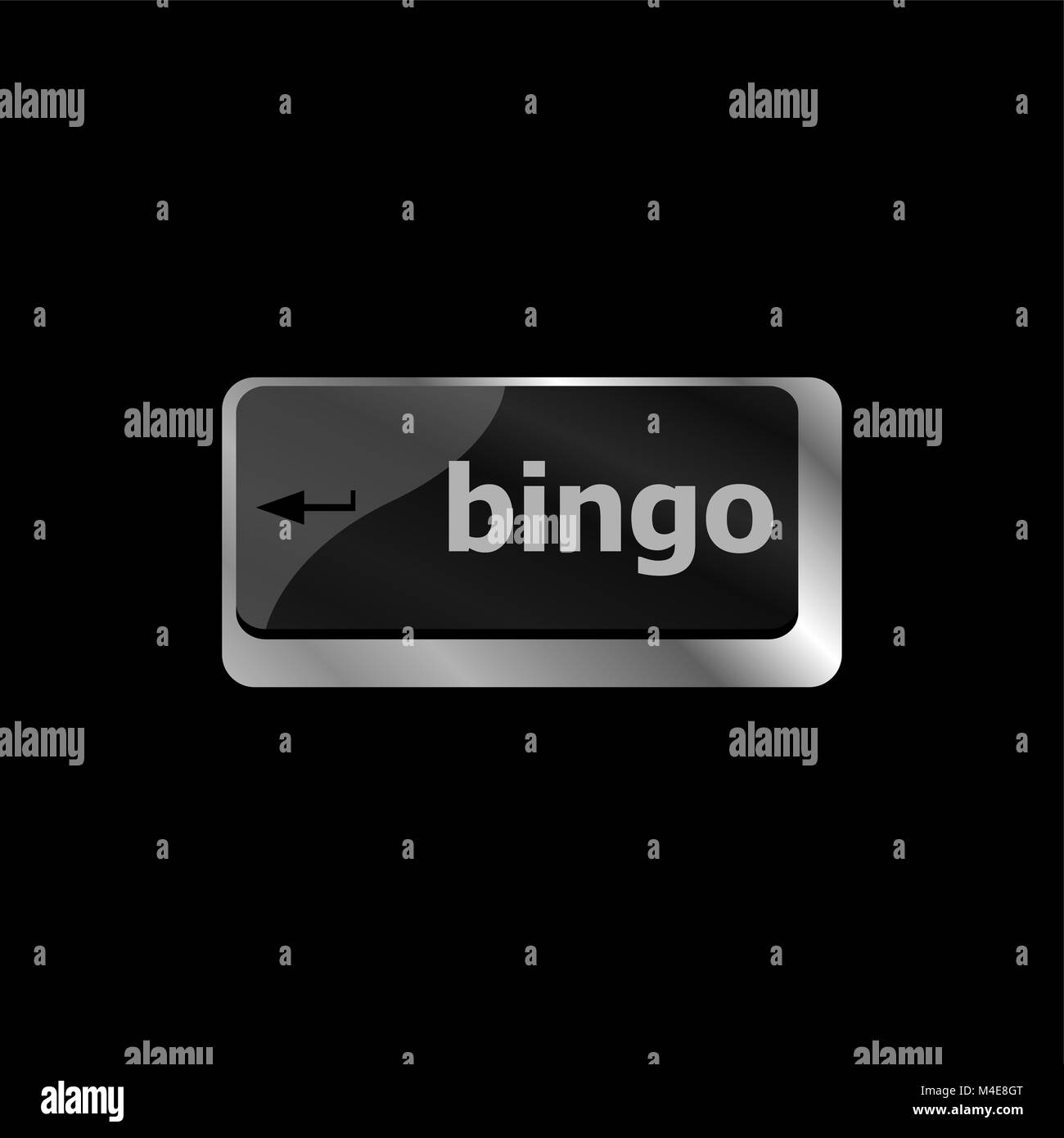 Bingo il pulsante Invio sul computer i tasti della tastiera Foto Stock