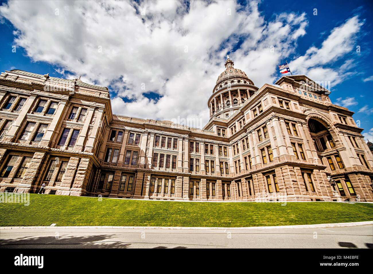 Austin Texas City e State Capitol Building Foto Stock