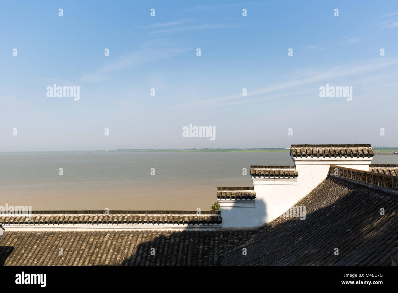 Dongting paesaggio del lago Foto Stock