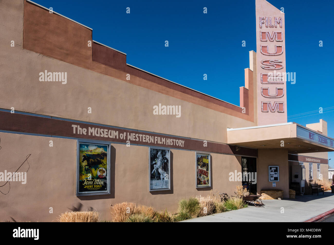 Esterno fotografie del Lone Pine Film Museo di Storia del Lone Pine, California. Foto Stock