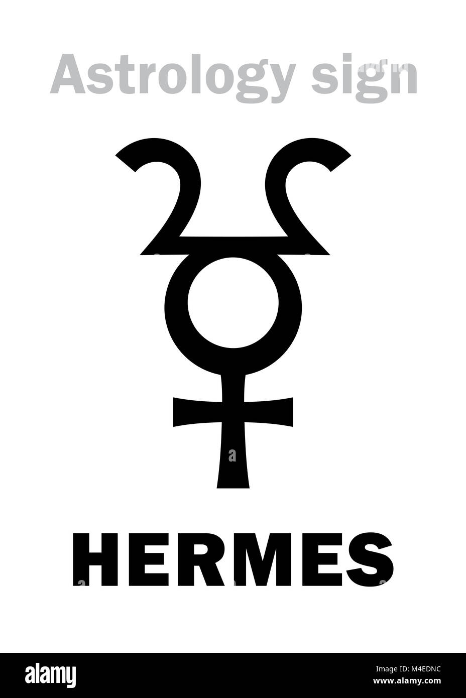 Astrologia: PIANETA HERMES Foto Stock