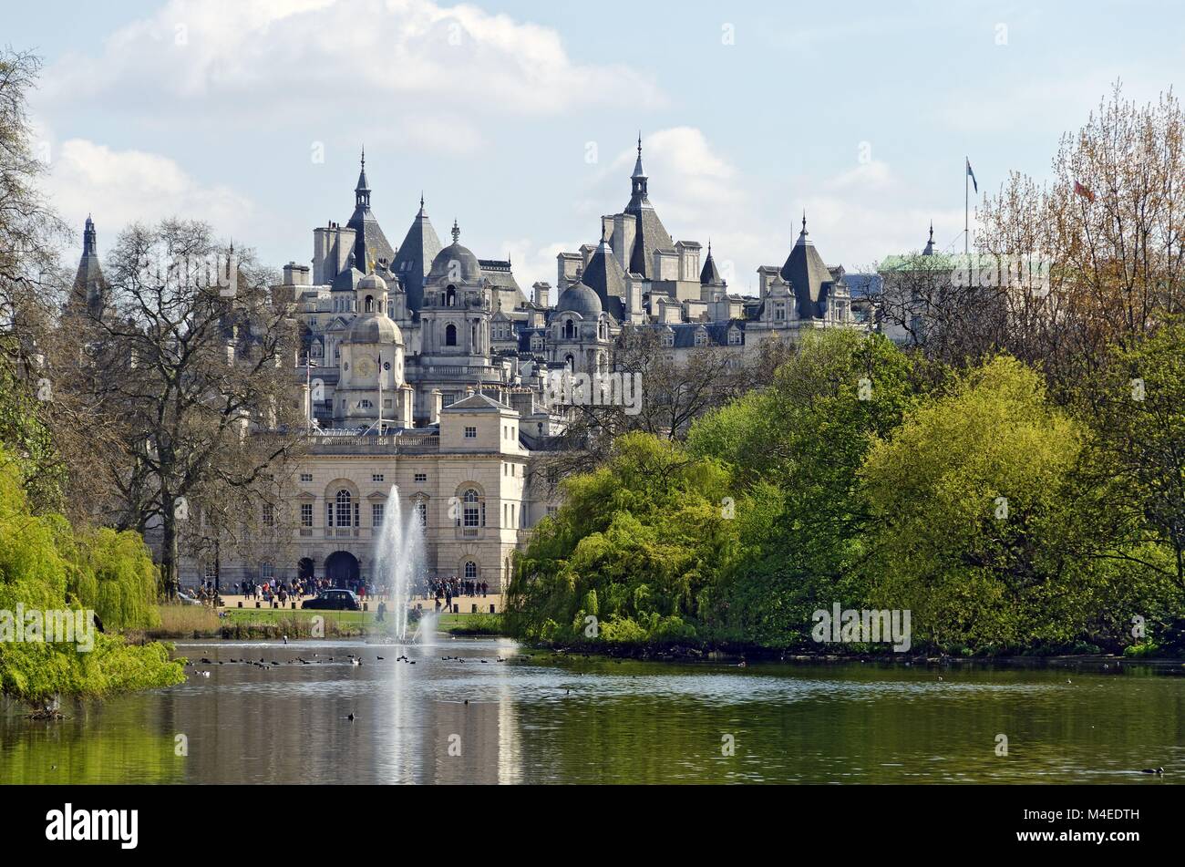 Gli edifici del governo a Whitehall Foto Stock