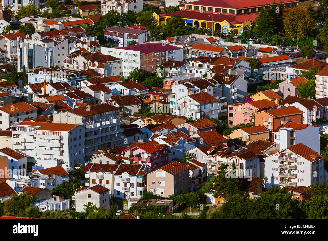 Città di Budva - Montenegro Foto Stock