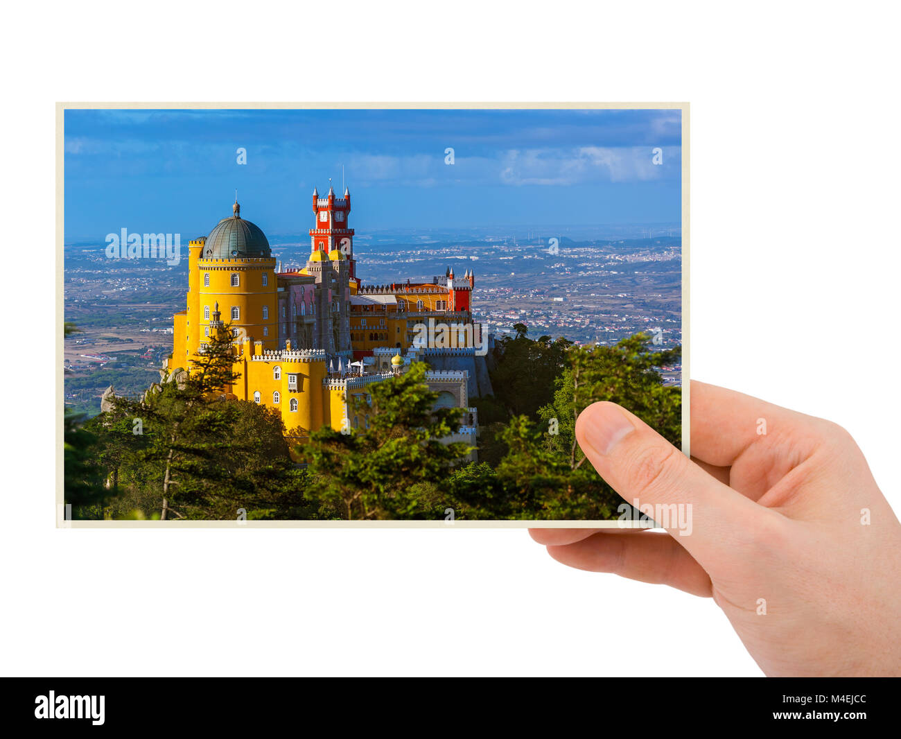 Mano e pena nel Palazzo di Sintra - Portogallo (foto) Foto Stock