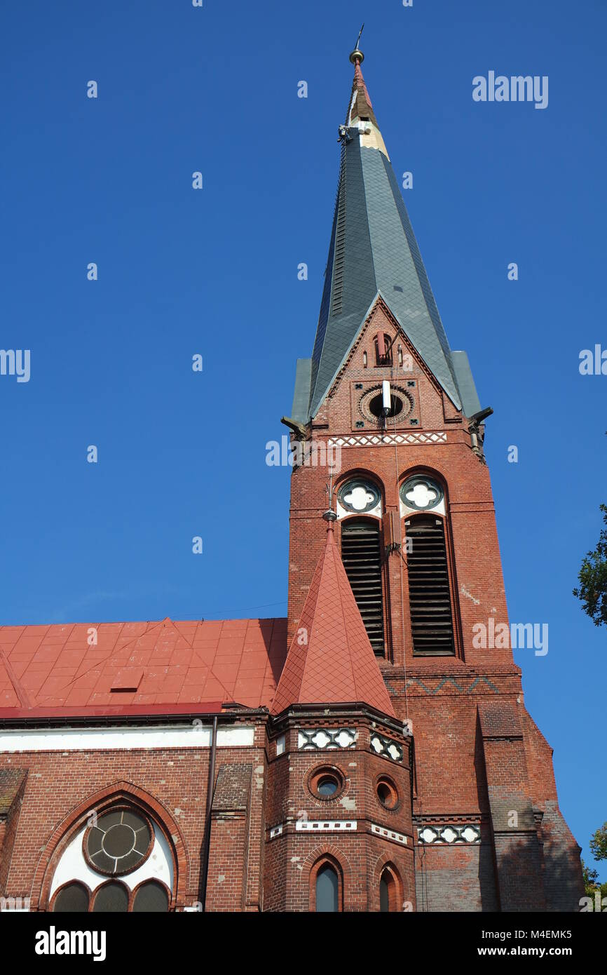 Chiesa di S. Maria di polizia. West Pomerania Foto Stock