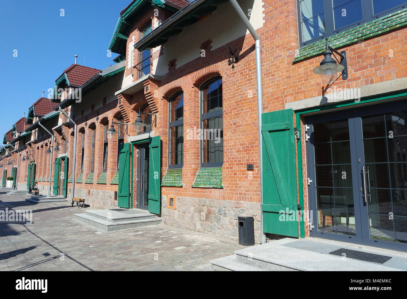 Vecchio mattatoio. Lastadie Stettino Foto Stock