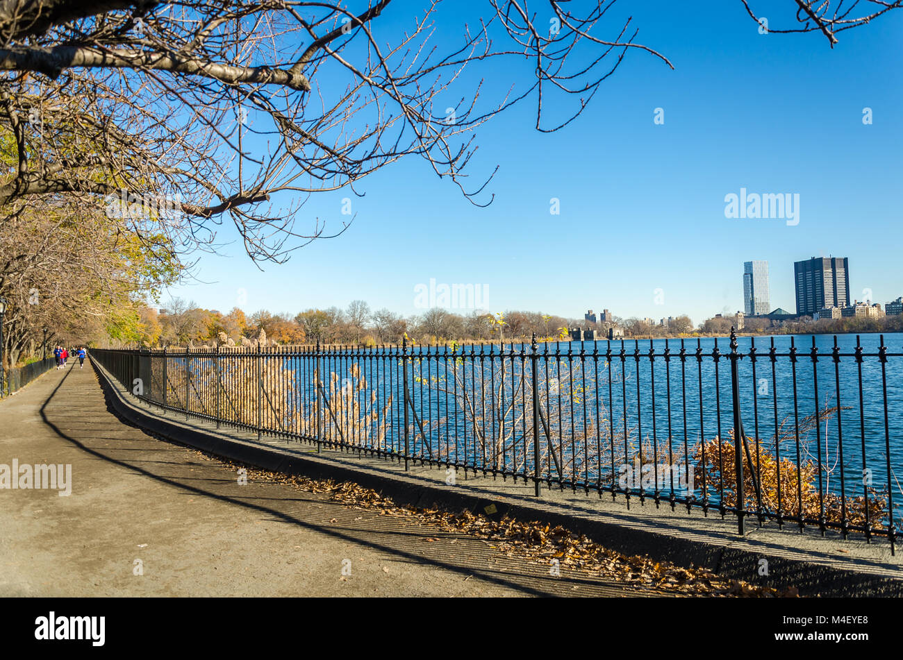 New York City Manhattan Central Park panorama Foto Stock