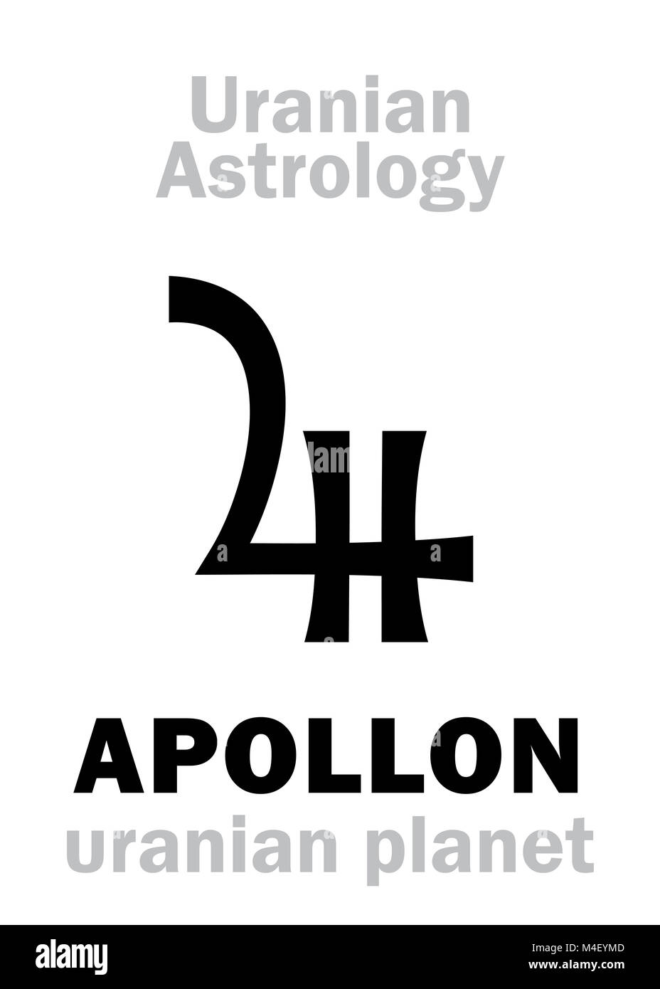 Astrologia: APOLLON (uranian pianeta) Foto Stock