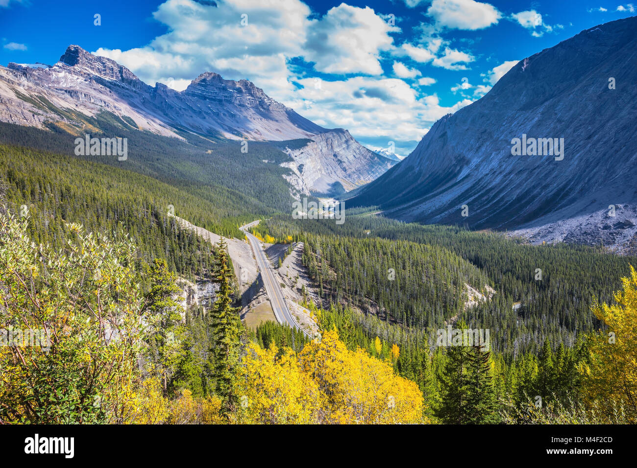 Canadian Rockies, il Parco Nazionale di Banff Foto Stock