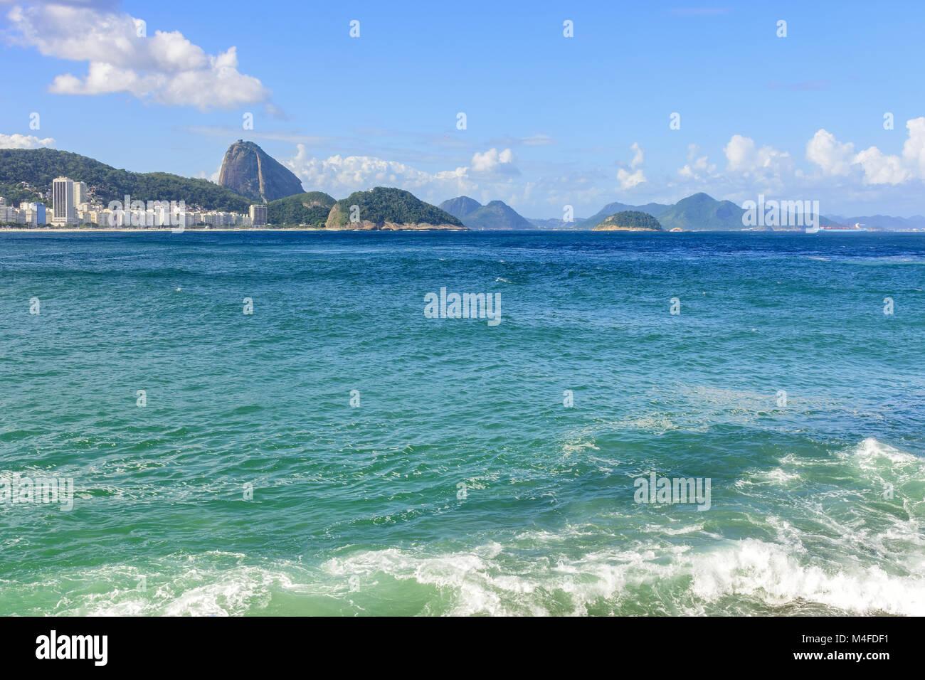 Spiaggia di Copacabana Foto Stock