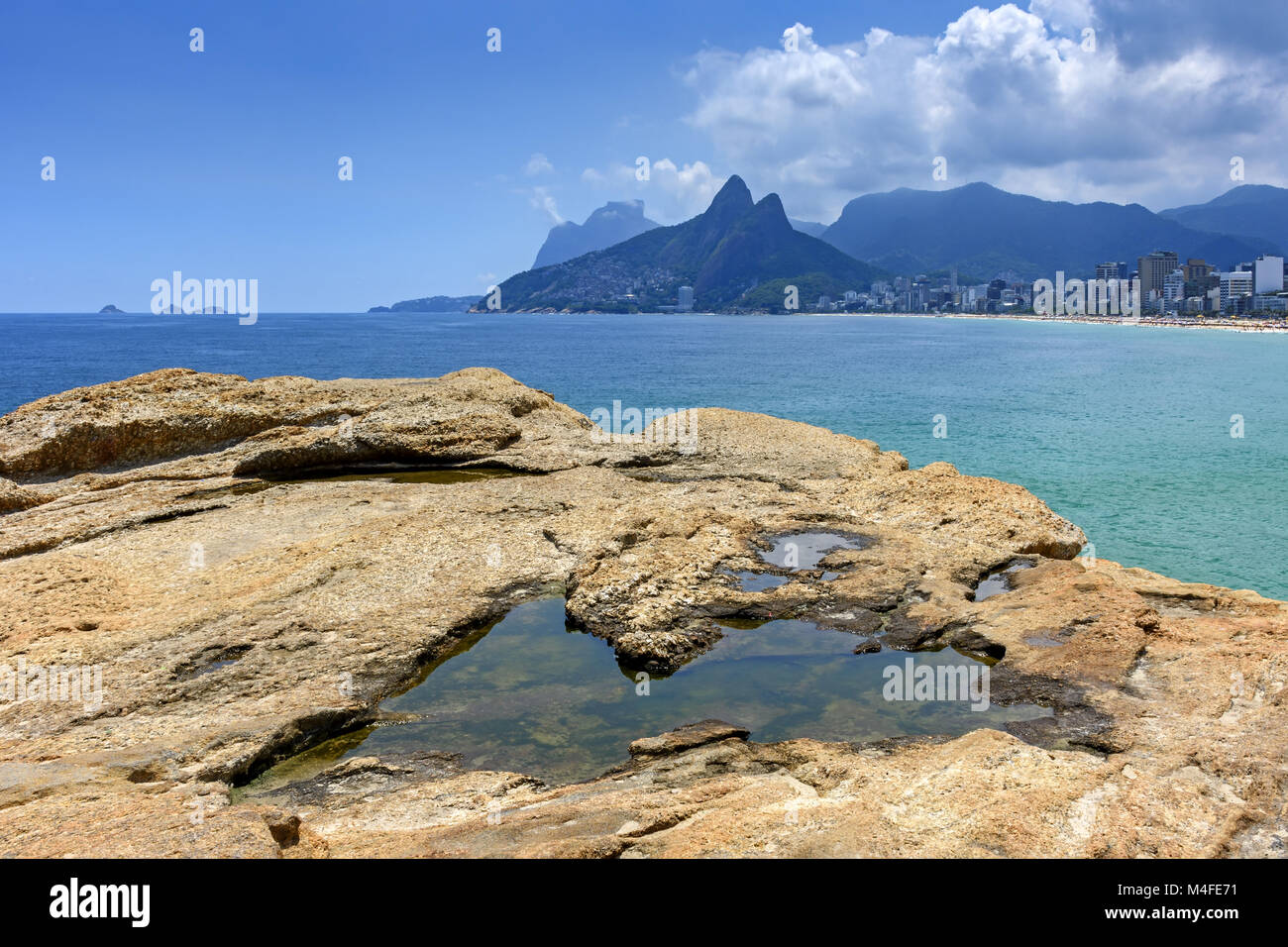 Paesaggio di Rio de Janeiro Foto Stock