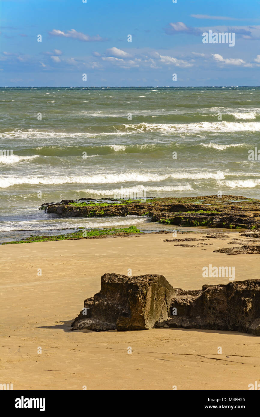 Spiaggia di Cal nella città di Torres Foto Stock