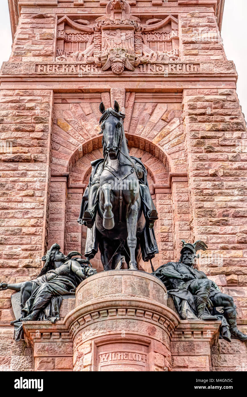 Barbarossa monumento in Turingia, Germania Foto Stock