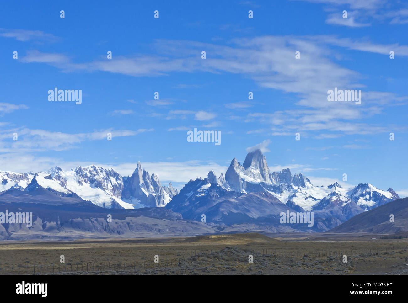 Monte Fitz Roy, Patagonia, Argentina, Sud America Foto Stock