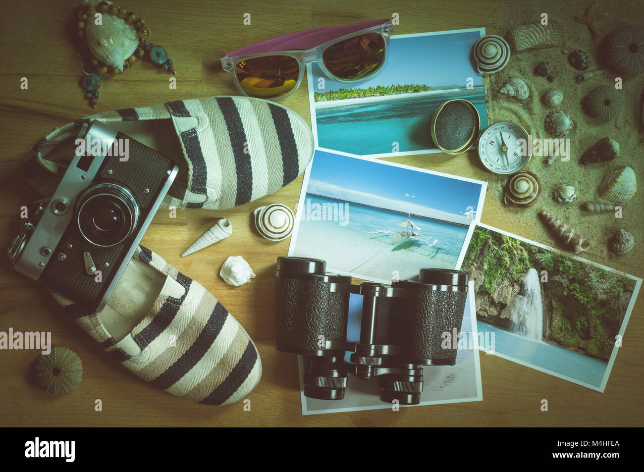 Memorie di viaggio Foto Stock