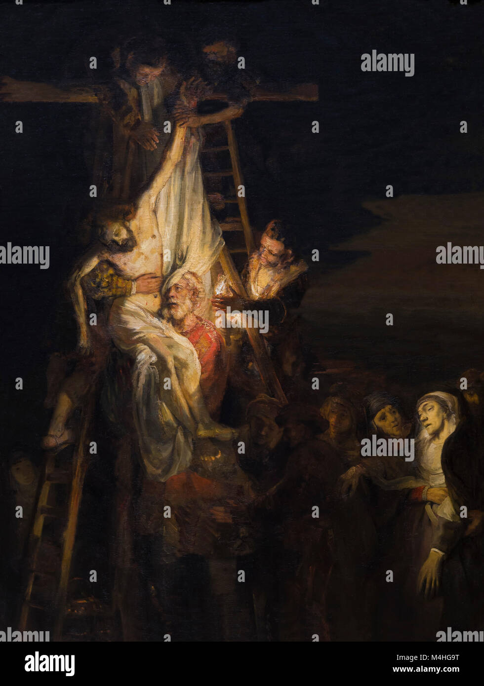 Discesa dalla Croce, Rembrandt Workshop, 1650-1652, National Gallery of Art di Washington DC, USA, America del Nord Foto Stock