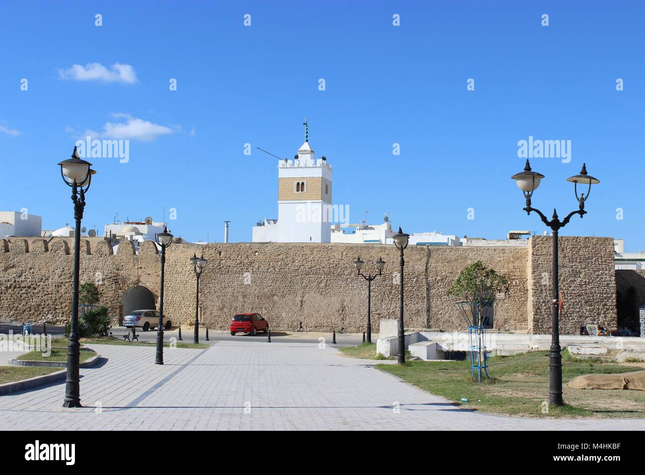 La Tunisia, medina di Hammamet Foto Stock
