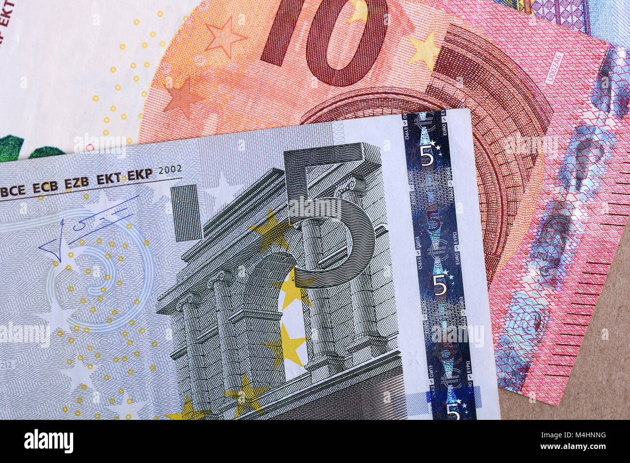 Euro money bank per il tuo budget di investimento. Foto Stock