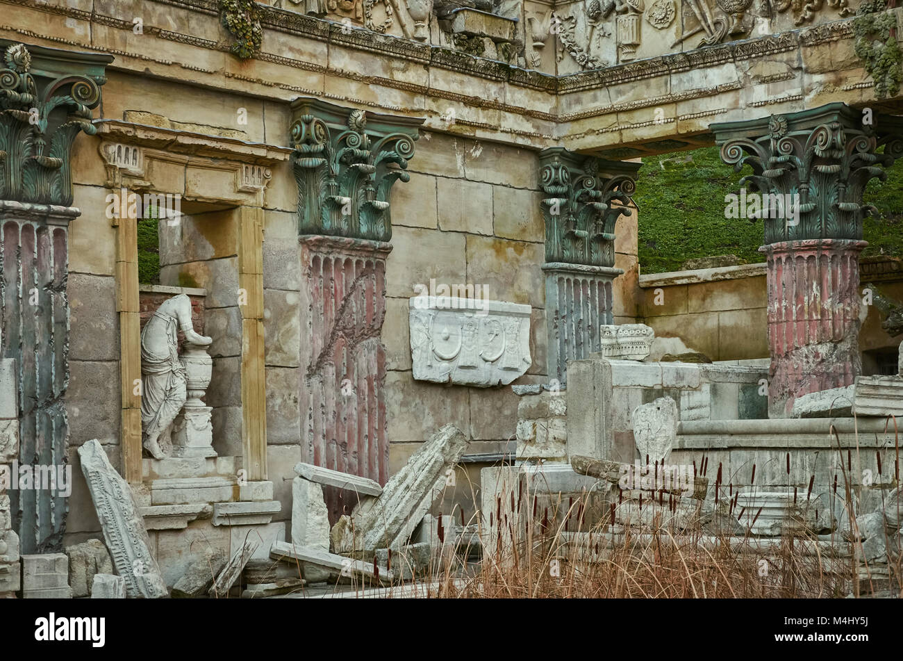 Le rovine romane Foto Stock