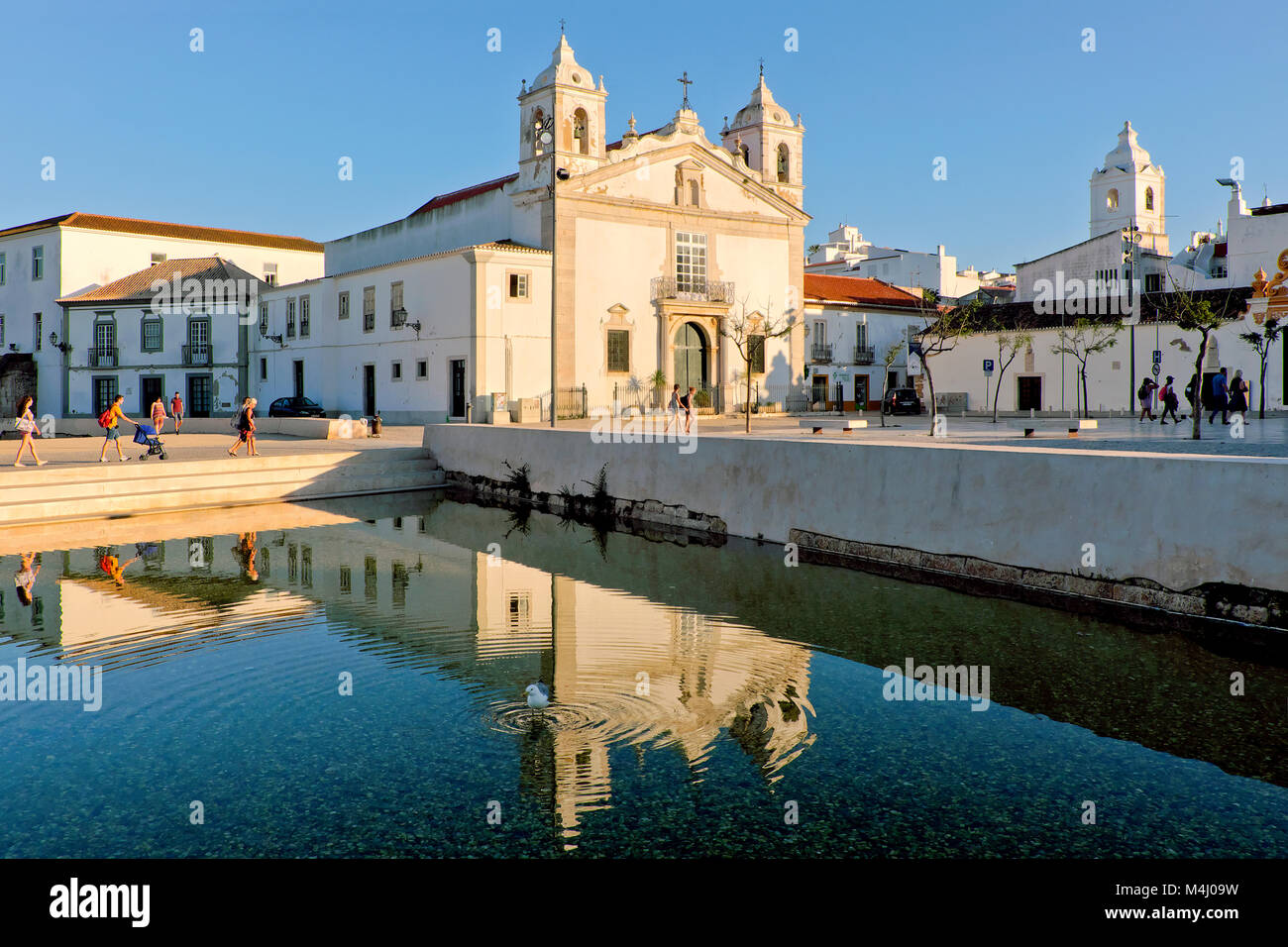 Igreja de Santa Maria la Chiesa, Lagos, Algarve, PORTOGALLO Foto Stock