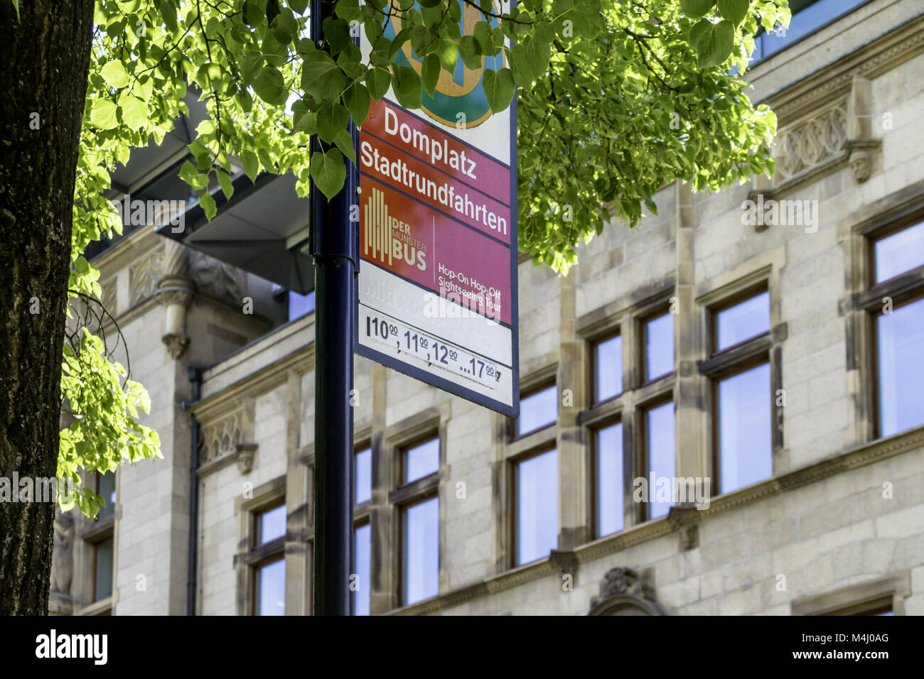 Cattedrale di arresto posto, Münster, Renania settentrionale-Vestfalia, Germania Foto Stock