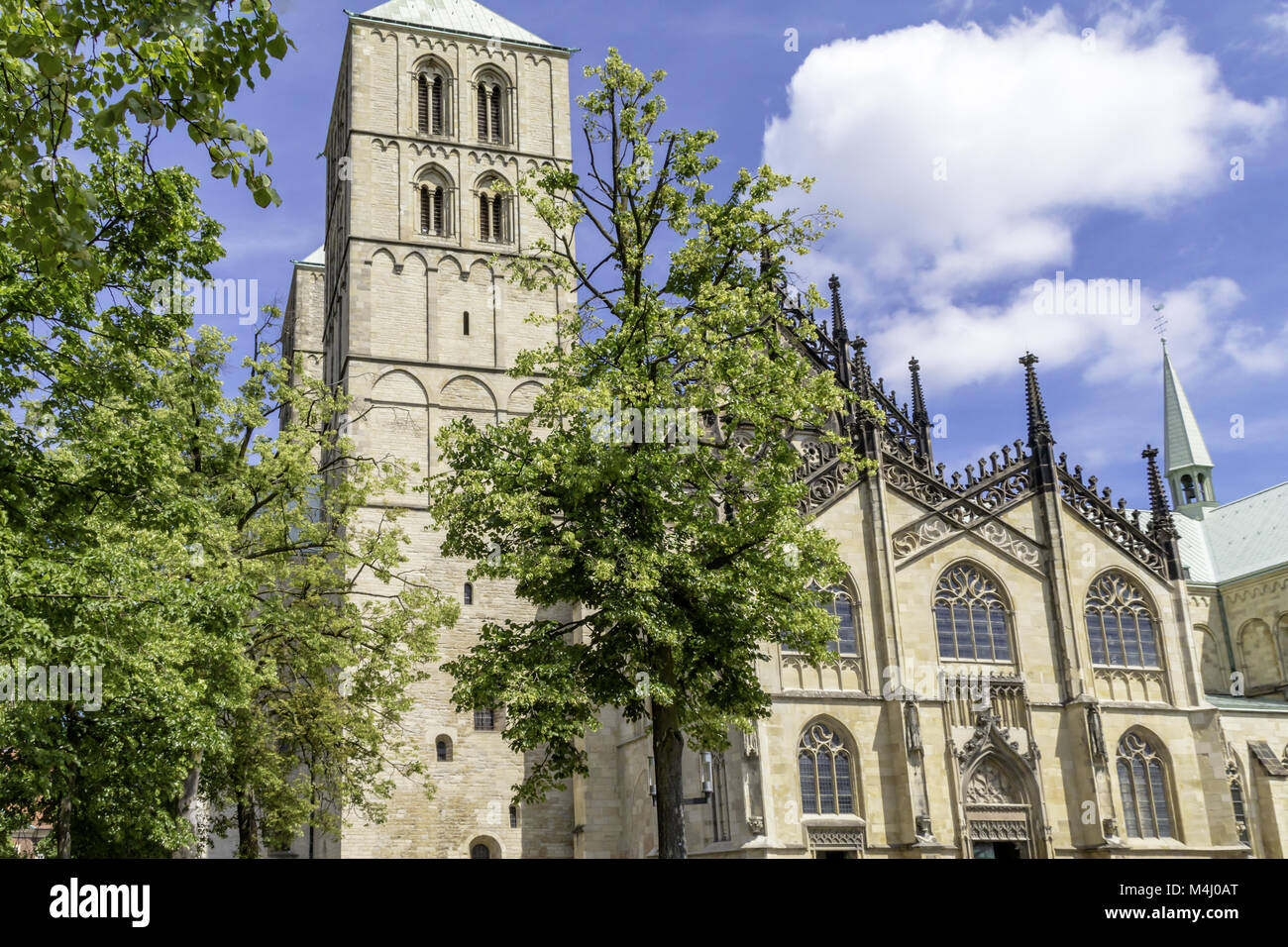 San Paolo cattedrale di Münster, Nord Reno-Westfalia, Germania Foto Stock