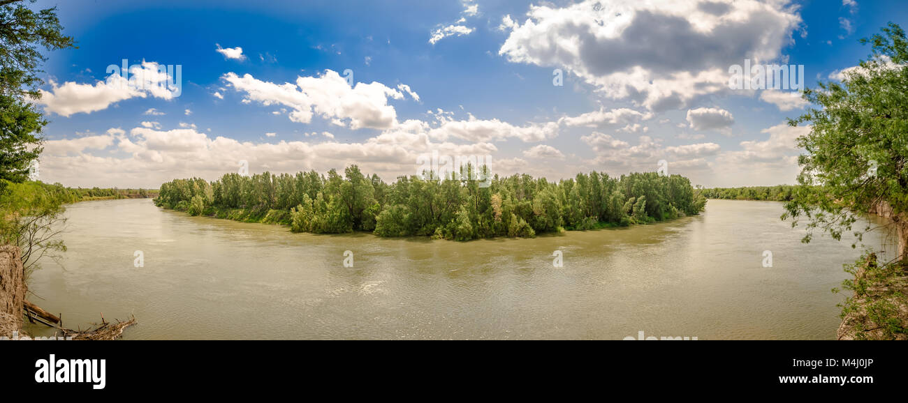 Rio Grande texas usa messico confine Foto Stock