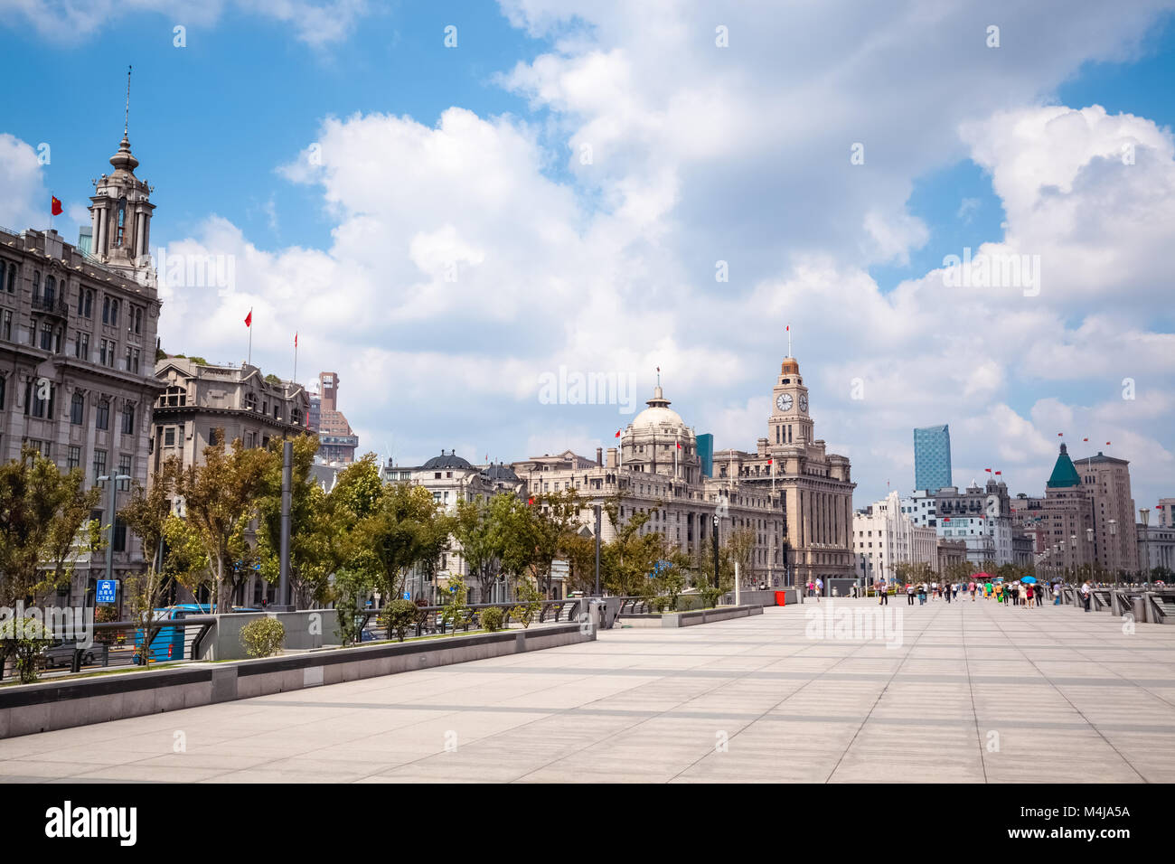 Il Bund a Shanghai Foto Stock