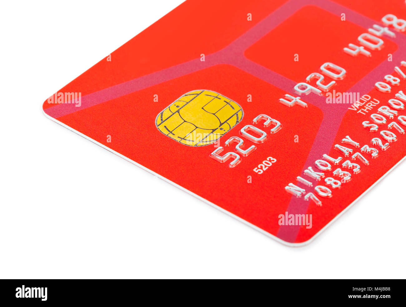 Carta di credito Foto Stock