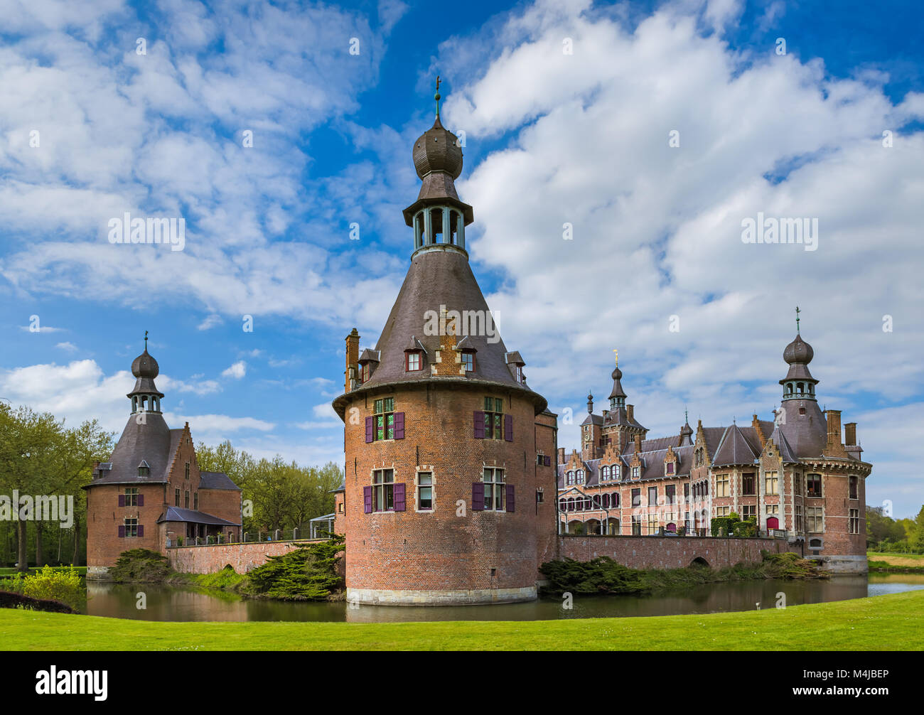 Il castello di Ooidonk in Belgio Foto Stock